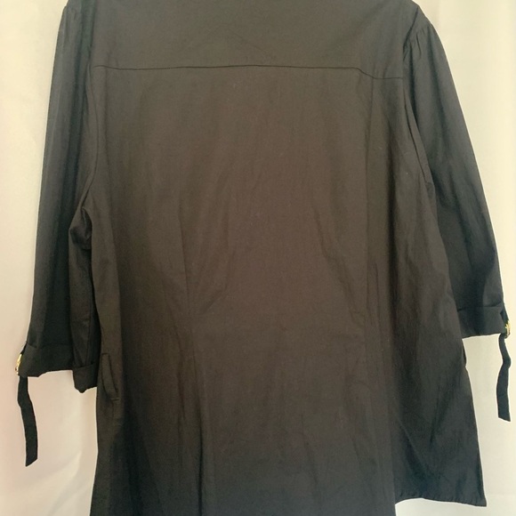 Apple Bottoms Y2K 90’s button down utility shirt. Black good accents Size 2X - Picture 11 of 12